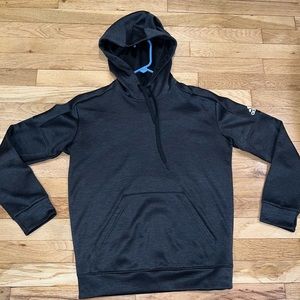 Black Adidias sweater.